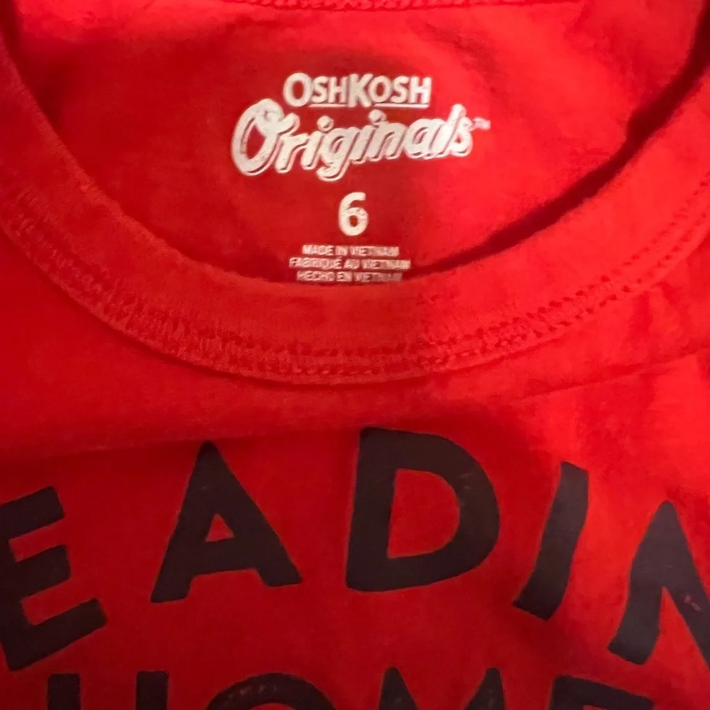 OshKosh B'gosh Festive Red Holiday Shirt